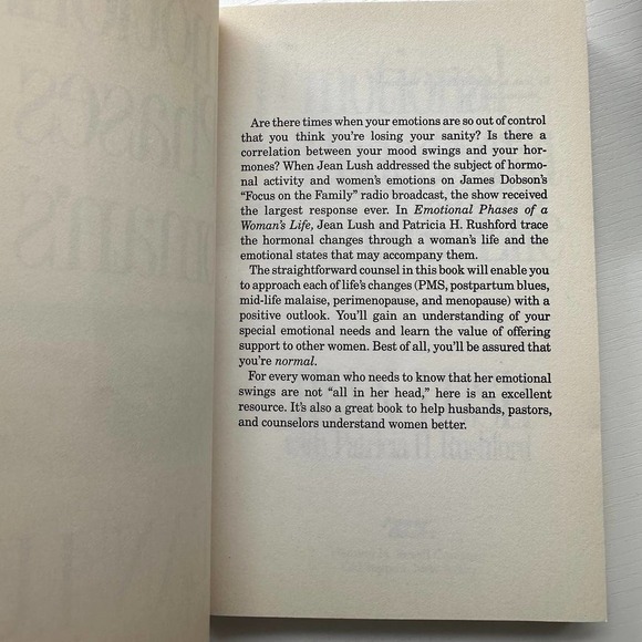 Emotional Phases of a Woman's Life Jean Lush - Picture 3 of 3